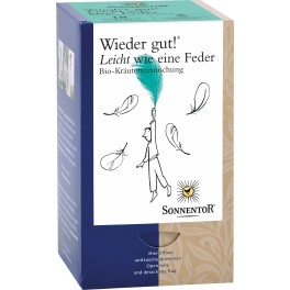 Sonnentor din nou bine! Ceai "usor ca o pana", 1,5 gr , 18 pliculete