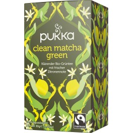 PUKKA Ceai Matcha verde, 1,5 gr, 20 pliculete PUKKA Ceai Matcha verde, 1,5 gr, 20 pliculete
