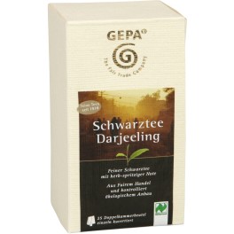 Ceai negru Darjeeling Gepa, 2 gr, 25 pliculete