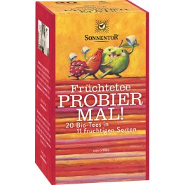 Sonnentor ceai fructe "incercati!"  1,5-3,0 gr, 20 pliculete