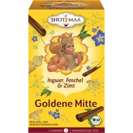 Shoti Maa ceai "miez de aur" cu ghimbir si fenicul Shoti Maa ceai "miez de aur" cu ghimbir si fenicul