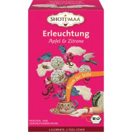 Shoti Maa ceai "iluminare", mere si scortisoara, 2 g, 16 pliculete