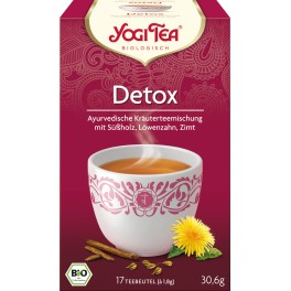 Yogi Ceai Detox, 1,8 gr, 17 pliculete
