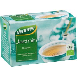 DENNREE Ceai verde cu iasomie, 1,5 gr, 20 pliculete DENNREE Ceai verde cu iasomie, 1,5 gr, 20 pliculete