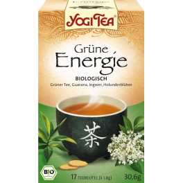 Yogi ceai verde Energie, 1,8 gr, 17 pliculete