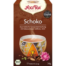Yogi Ceai de ciocolata, 2,2 g, 17 pliculete