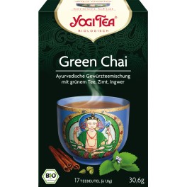 Yogi ceai verde Chai, 1,8 gr, 17 pliculete