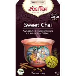 Yogi ceai dulce Chai, 2 gr, 17 pliculete