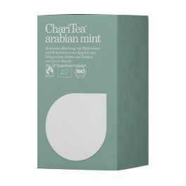 ChariTea Menta arabica, 2 gr, pachet cu 20 pliculete