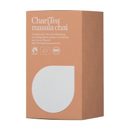 ChariTea Masala Chai, 2 gr, pachet cu 20 pliculete