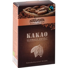 Pudra de cacao NATURATA, grasimi reduse, 125 gr Pudra de cacao NATURATA, grasimi reduse, 125 gr