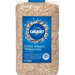 Davert Orez de arborio, 500 grame de ambalaj Davert Orez de arborio, 500 grame de ambalaj