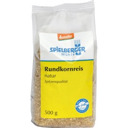 Spielberger orez cu bob rotund, natur, 500 gr Spielberger orez cu bob rotund, natur, 500 gr
