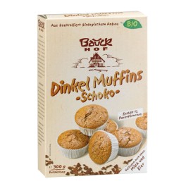 Bauck Hof -  Mix pentru briose din alac cu ciocolata, 300 gr