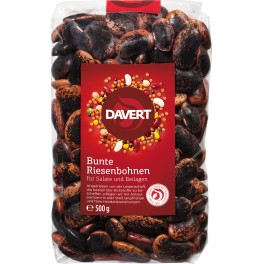 Davert fasole gigant colorata, pachet de 500 gr Davert fasole gigant colorata, pachet de 500 gr