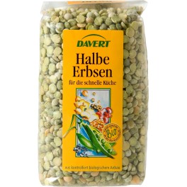 Davert Jumatati de mazare verde, 500 grame Davert Jumatati de mazare verde, 500 grame