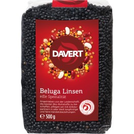 Davert Linte Beluga neagra, 500 grame ambalaj Davert Linte Beluga neagra, 500 grame ambalaj