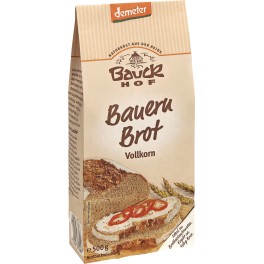 Paine taraneasca Bauck Hof, faina integrala, 500 grame de ambalaj Paine taraneasca Bauck Hof, faina integrala, 500 grame de ambalaj