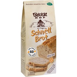 Bauck Hof - Paine rapida 500 gr, fara gluten Bauck Hof - Paine rapida 500 gr, fara gluten