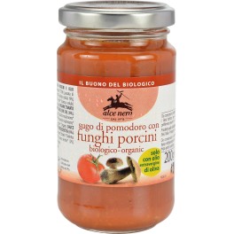 Alce Nero Sos de rosii cu ciuperci porcini, 200 gr Alce Nero Sos de rosii cu ciuperci porcini, 200 gr