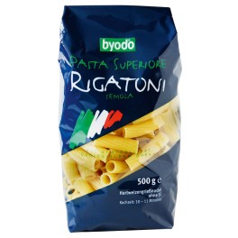 Byodo - Paste Rigatoni, 500 grame