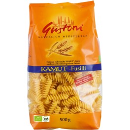 Gustoni Fusilli din grau khorasan (kamut), 500 gr Pack Gustoni Fusilli din grau khorasan (kamut), 500 gr Pack