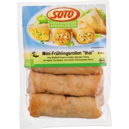 Soto mini-rulou de primavara vegetarian Thai, 200 gr Soto mini-rulou de primavara vegetarian Thai, 200 gr