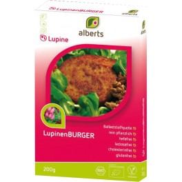 Alberts Burger din lupin natur 200 gr Pack