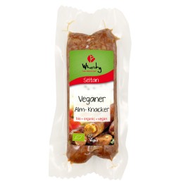 Topas carnati vegan Alm-Knacker, pachet de 130g Topas carnati vegan Alm-Knacker, pachet de 130g
