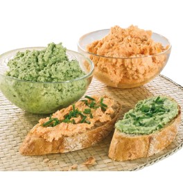 Bio-verde crema feta cu usturoi salbatic, 500 gr Bio-verde crema feta cu usturoi salbatic, 500 gr