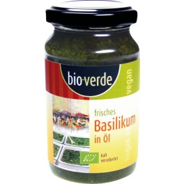Bio-verde - busuioc proaspat in ulei, 165 gr