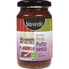 Bio-verde - pesto Puttanesca, 165 gr