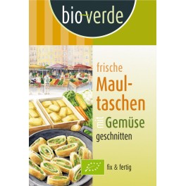 Bio-verde Paste proaspete, spiralate, umplute cu legume, 250 gr