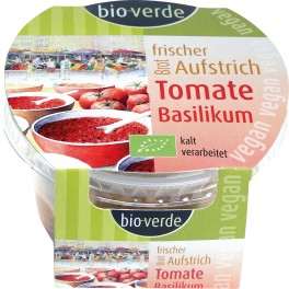 Bio-verde Crema tartinabila cu rosii si busuioc Bio-verde Crema tartinabila cu rosii si busuioc