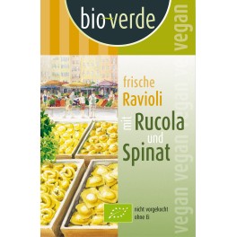 Bio-verde Ravioli cu rucola si spanac, 250 gr