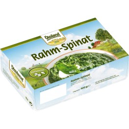 Okoland spanac cu smantana, 400 gr cutie portionata Okoland spanac cu smantana, 400 gr cutie portionata