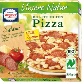Unsere Natur Pizza cu salam 330 gr