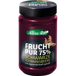 Allos Frucht Pur 75% - Afine 250 gr