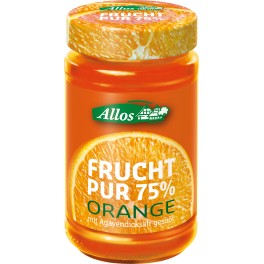 Allos Frucht Pur 75% - portocala, 250 gr