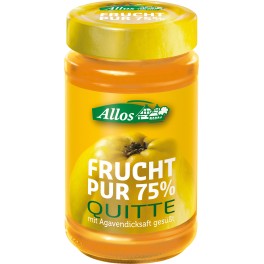 Allos Frucht Pur 75% - gutuie, 250 gr