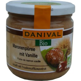 Danival Piure de castane cu vanilie, 380 gr