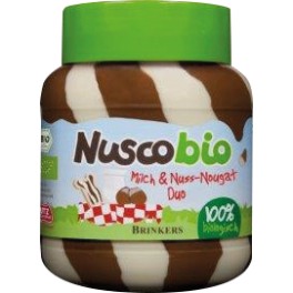 Nuscobio Duo cu lapte si nouga de nuci, 400 gr Glas