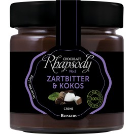 Rapsody crema ciocolata neagra cu cocos, 200 gr