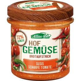 Allos"Legume de tara" - rosii picante, 135 gr