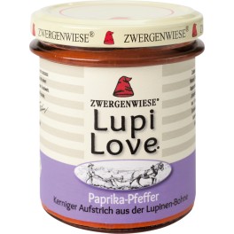 Zwergenwiese Lupi Love crema tartinabila cu ardei si piper Zwergenwiese Lupi Love crema tartinabila cu ardei si piper
