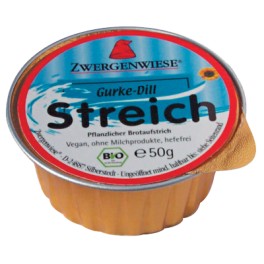 Zwergenwiese crema tartinabila mica cu castravetele si marar Tzatziki Art, 50 gr Zwergenwiese crema tartinabila mica cu castravetele si marar Tzatziki Art, 50 gr