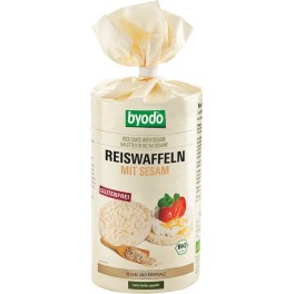 Byodo - Vafe de orez cu susan, fara gluten, 100 gr