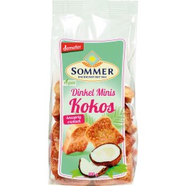 Sommer - Biscuiti mini cu cocos, 100 gr