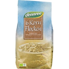 DENNREE fulgi 6-cereale 500 grame de ambalaj