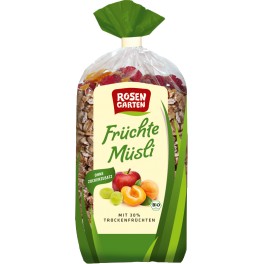 Rosengarten musli de fructe, 750 gr Rosengarten musli de fructe, 750 gr